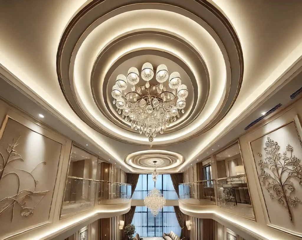 circular duplex false ceiling design 12