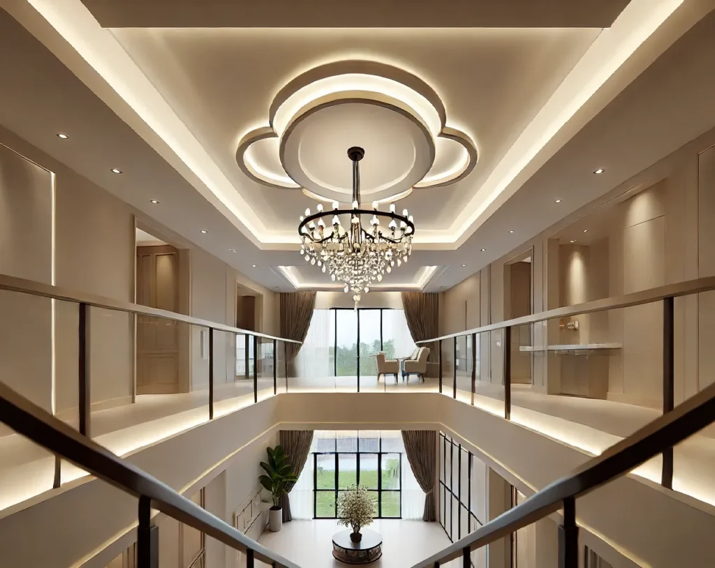 circular duplex false ceiling design 4